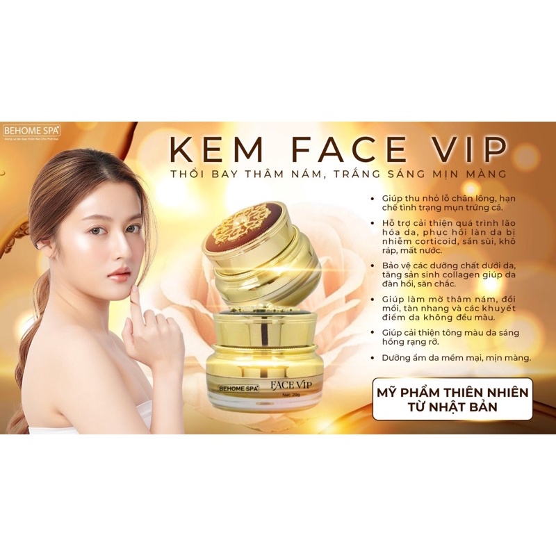 KEM FACE VIP BEHOME SPA- FREESHIP