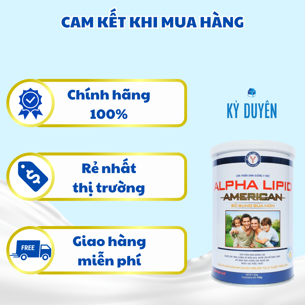 Sữa non Alpha Lipid 450g - sữa non American