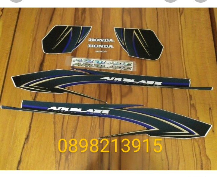 Bộ tem airblade 2008 màu đen