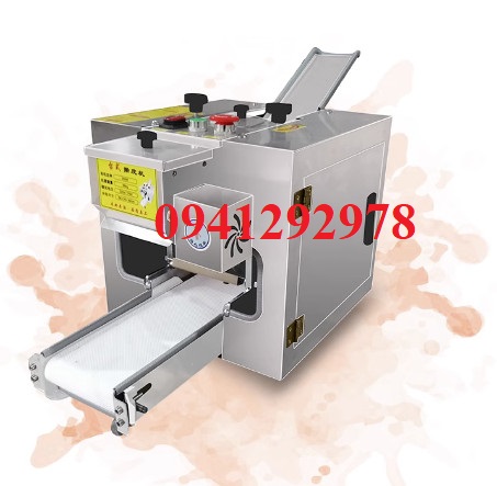 Máy làm vỏ bánh há cảo, hoành thánh công nghiệp, đường kính khuôn bánh 100mm đên 150mm . Bảo hành 1 năm