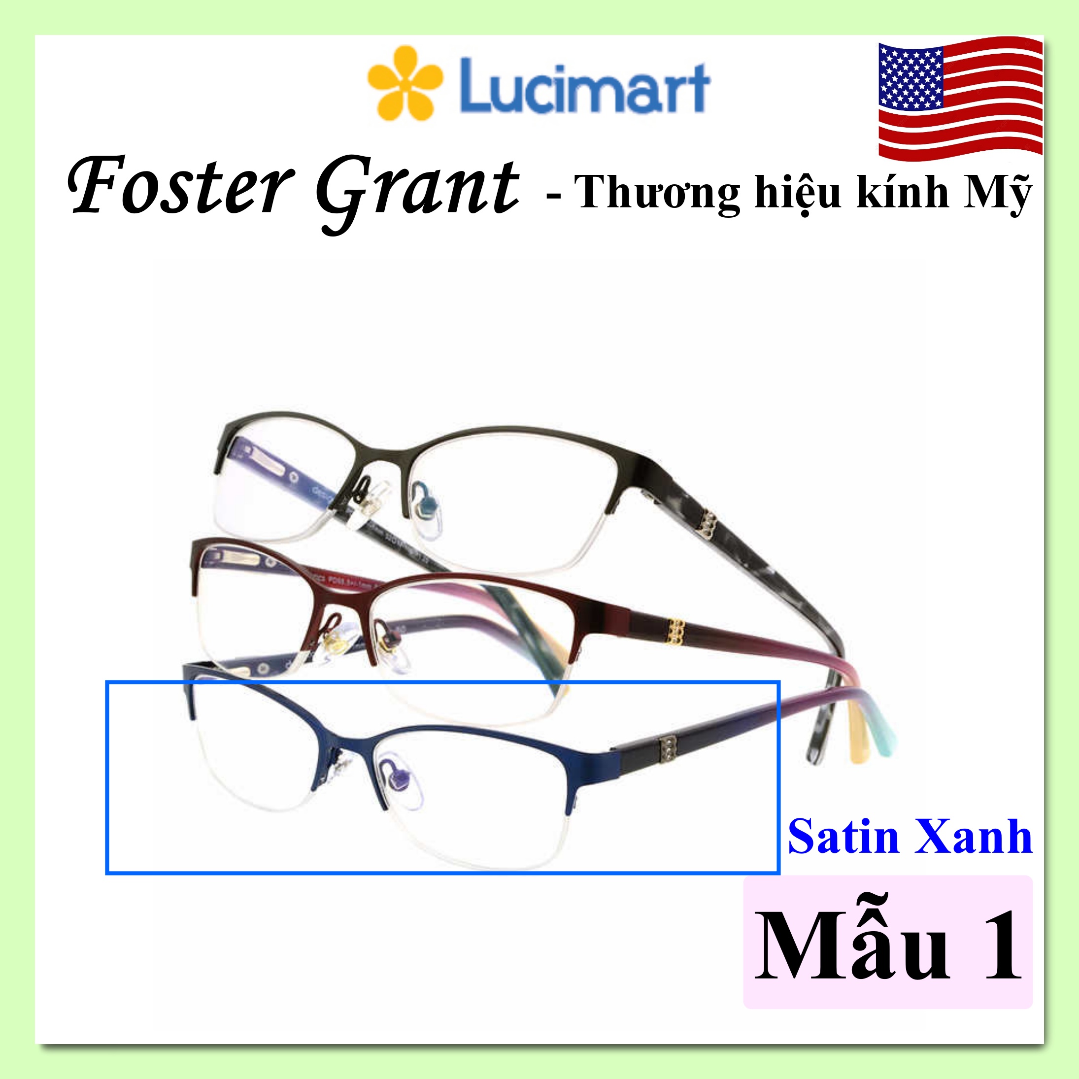 Kính lão nữ Foster Grant nhiều độ, nhiều màu sắc [Hàng Mỹ]
