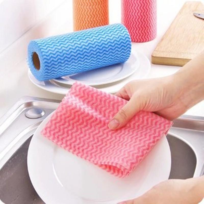 Combo 2 cuộn 160 Tờ Giấy Vải Lau Đa Năng Tiện Dụng