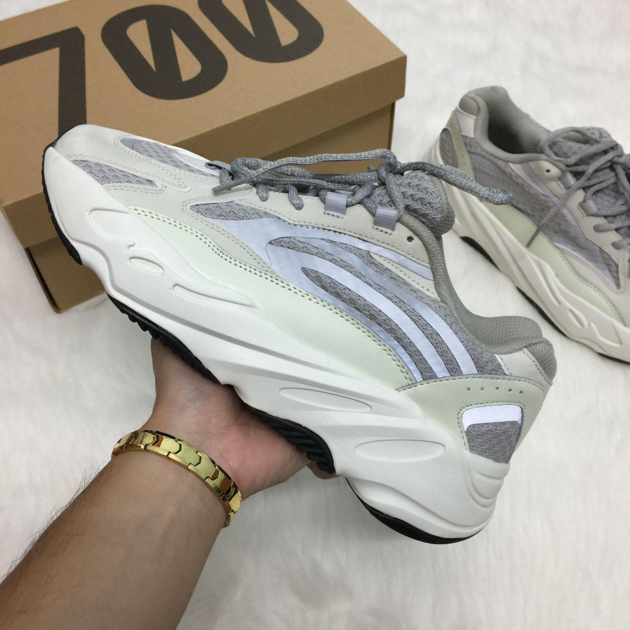 [Tặng Hộp & Tặng Tất] Giày Thể Thao Sneaker Yzy 700 Static Full Phản Quang - Nam Nữ