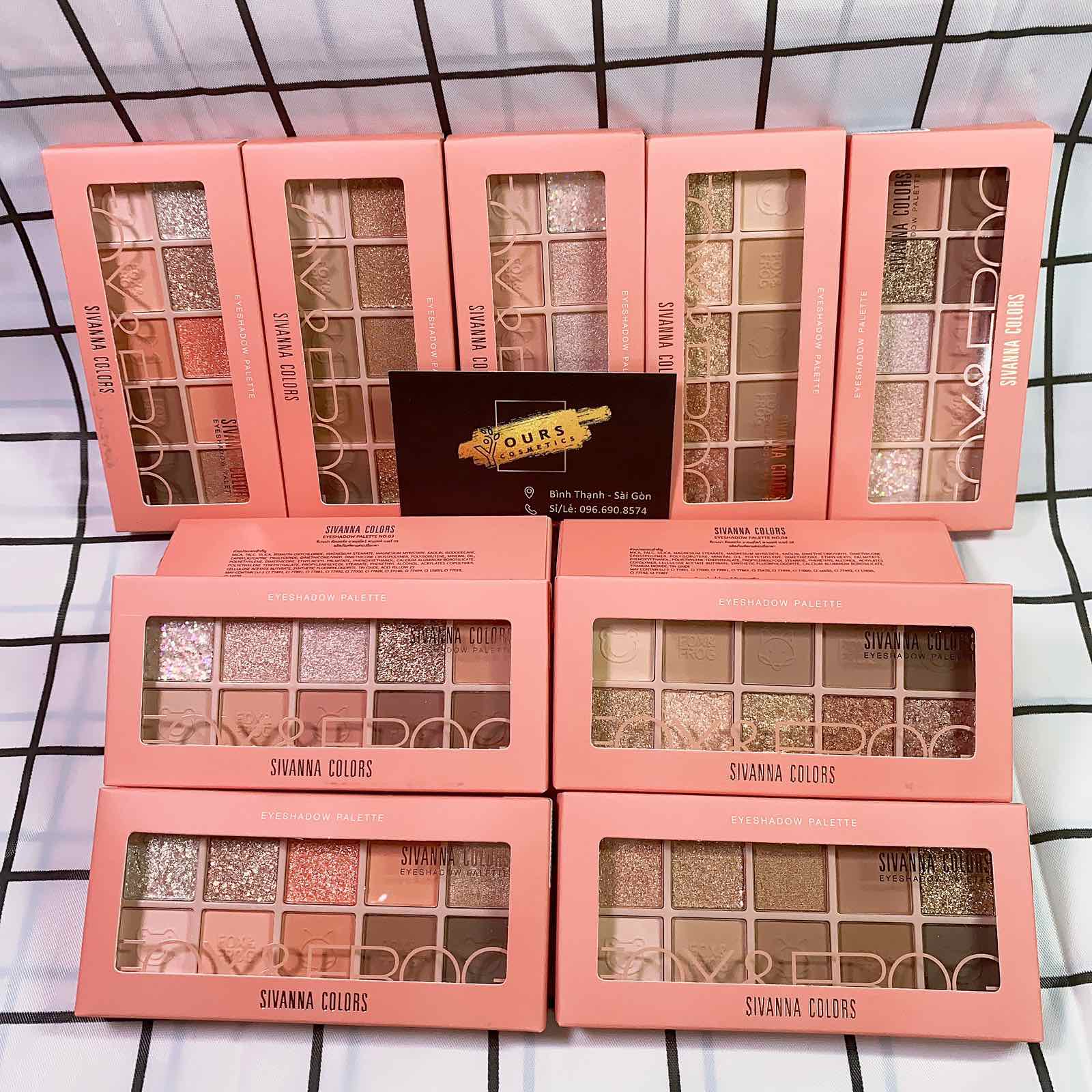 Bảng Phấn Mắt Sivanna Colors Eyeshadow Palette Fox & Frog HF158