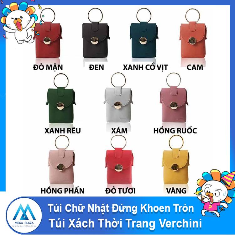 Deal Giảm Giá Túi Chữ Nhật đứng Khoen Tròn 390 Túi Xách Thời Trang Verchini Deal Giảm Giá Túi Chữ Nhật đứng Khoen Tròn 390 Túi Xách Thời Trang Verchini
