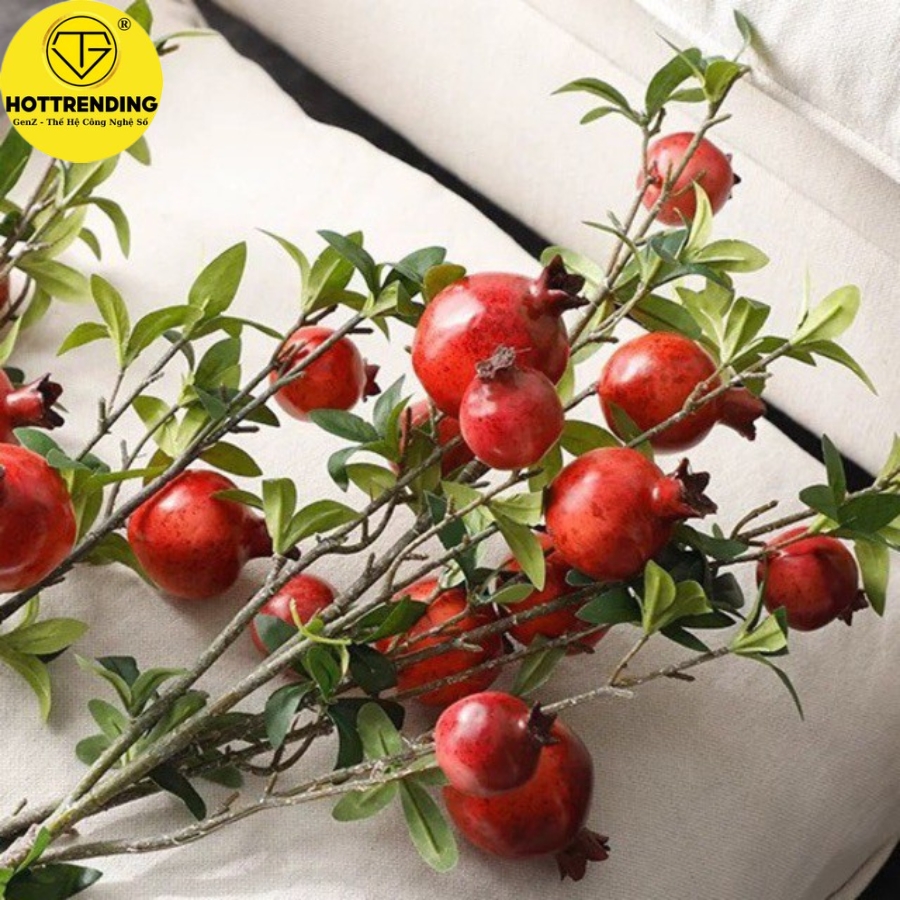 Branches fruit pomegranate fruit big, small fruit, stems mandarin imported decorative New Year, homes, bars Amnesty imports type 1