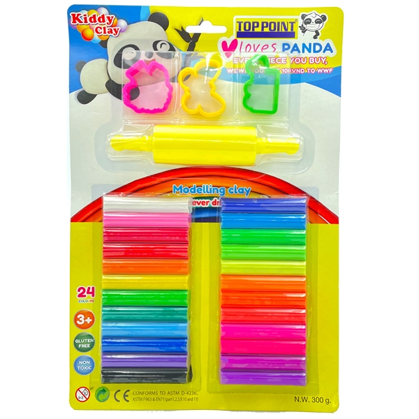 Đất Nặn 24 Màu Toppoint ST-300-24+3SM/R