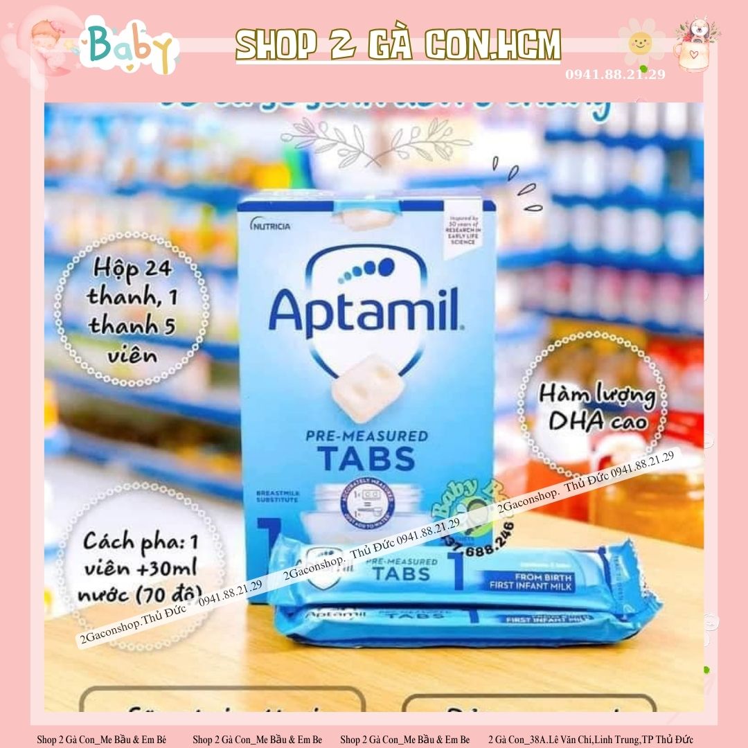 Sữa thanh Aptamil Anh số 1- 24 thanh