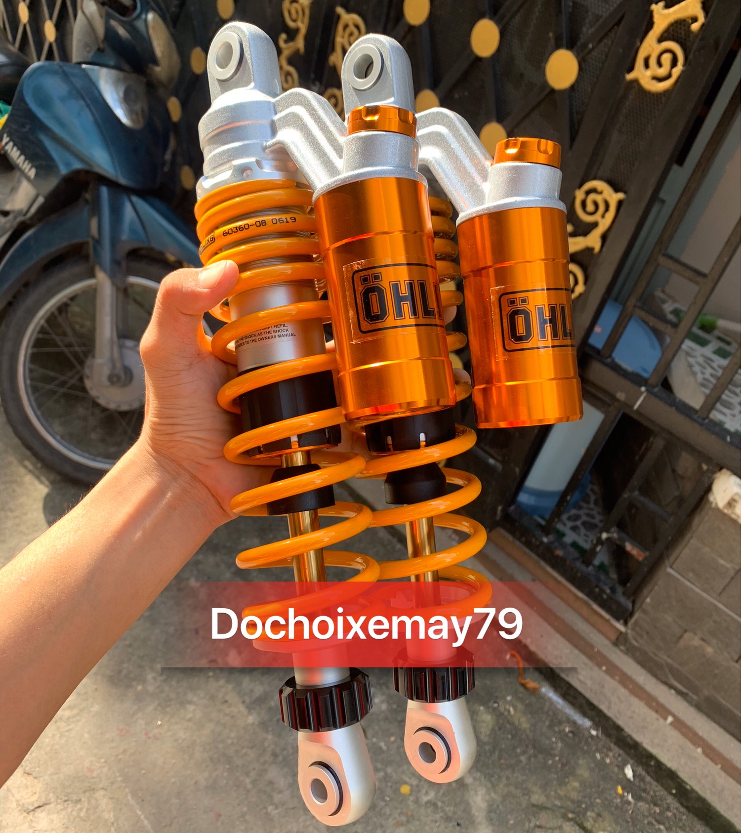 Phuộc Ohlins bình dầu gắn Wave Dream