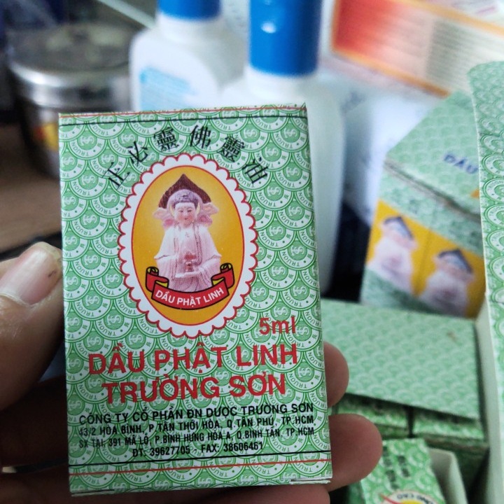 Combo 12 lo dầu phật linh Trường Sơn (K/M tặng 2 lọ dầu cao sao vàng)