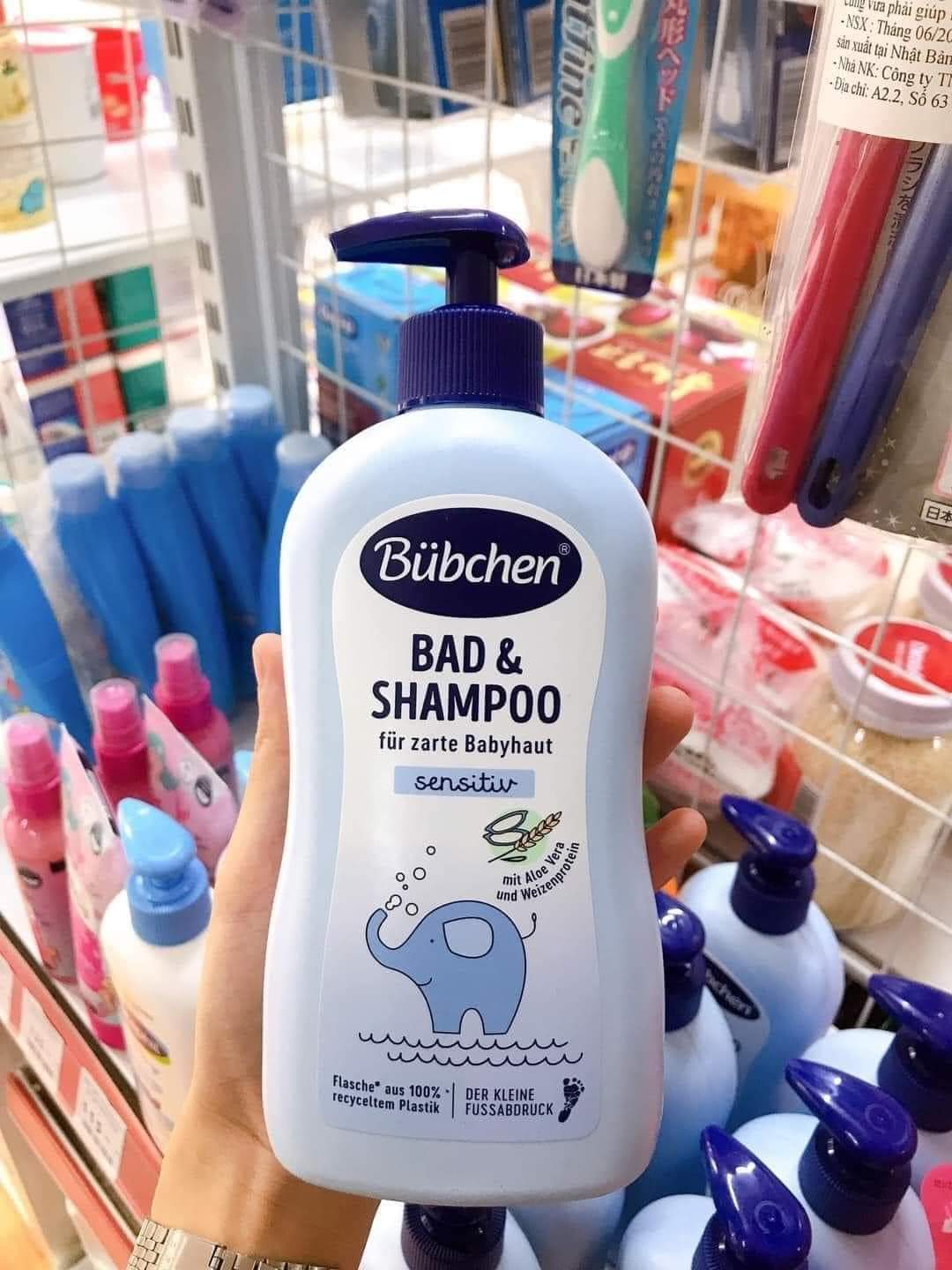 Sữa tắm gội Bubchen Bad and Shampoo 400ml