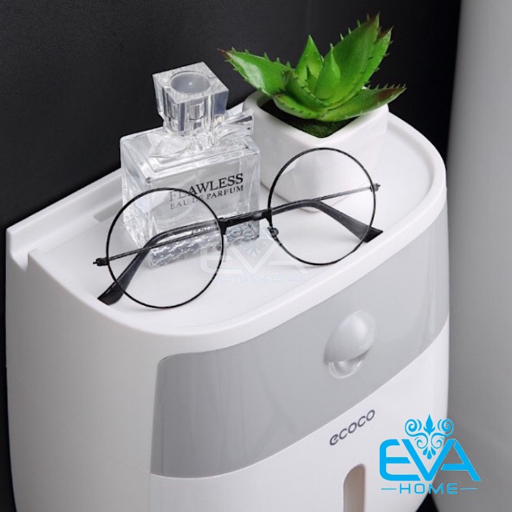 [HCM]Hộp Đựng Giấy Vệ Sinh 2 Tầng Ecoco