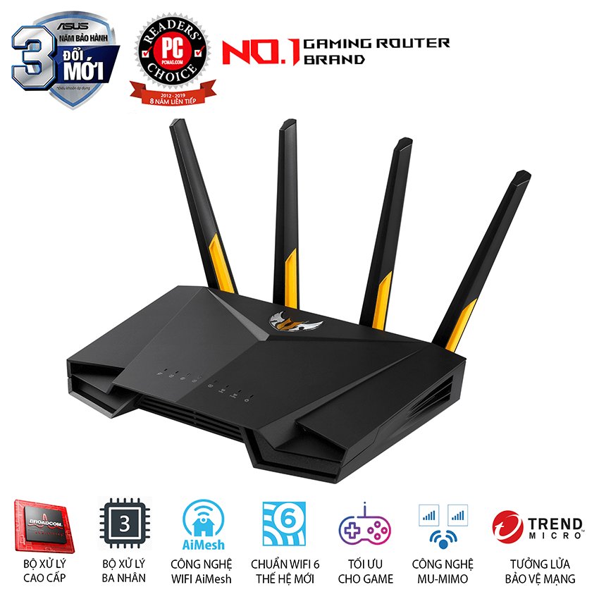 Bộ phát wifi ASUS TUF GAMING AX3000