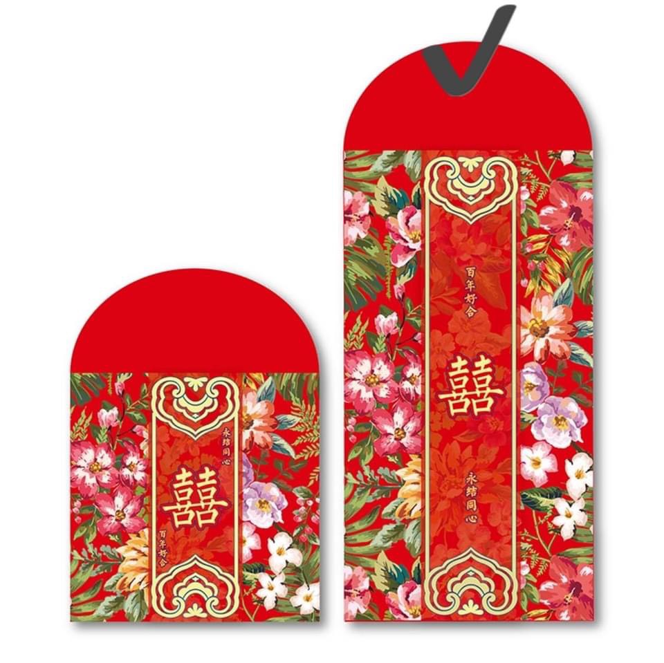 [HCM][LOẠI LỚN] COMBO 6 LÌ XÌ CƯỚI HỎI BƯNG QUẢ NẠP TÀI TRAO DUYÊN