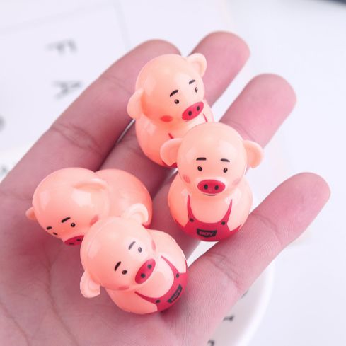 Lật Đật Mini Hình Heo Siêu Dễ Thương Đáng Yêu 4cm