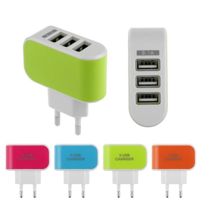 CỐC SẠC 3 CỔNG USB THẾ HỆ MỚI PA01-219 -dc2272