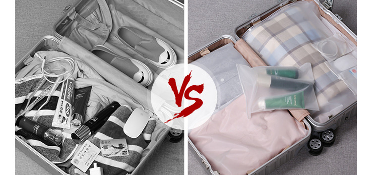 combo 5 size Túi zip tiện ích du lịch