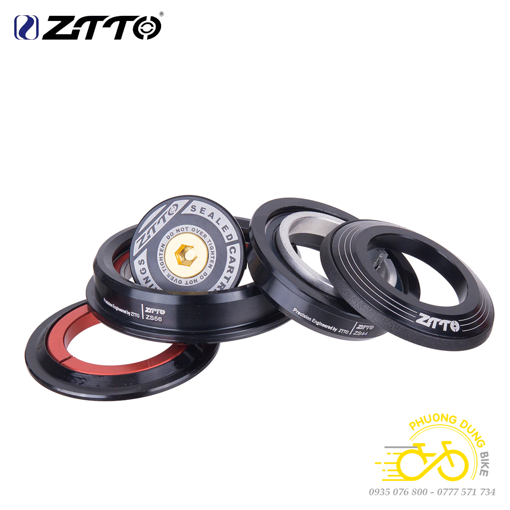Chén cổ bát phốt thả bạc đạn xe đạp ZiTTO 44/56mm
