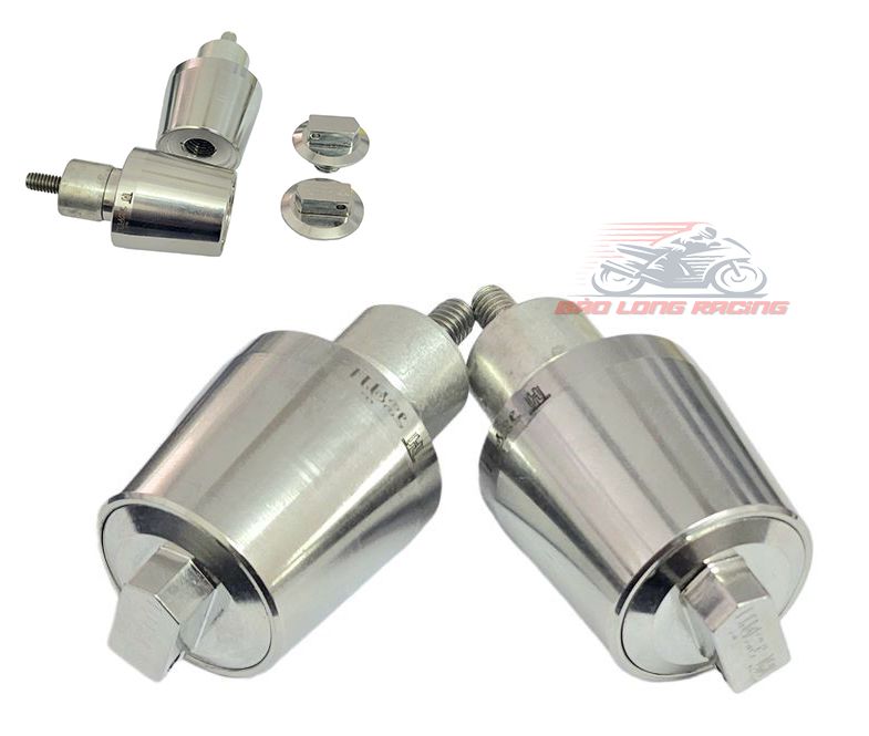 Gù tay lái inox 304 salaya mẫu thpro rin 400g gắn xe máy chống rung lắc tay lái vận hành êm ái