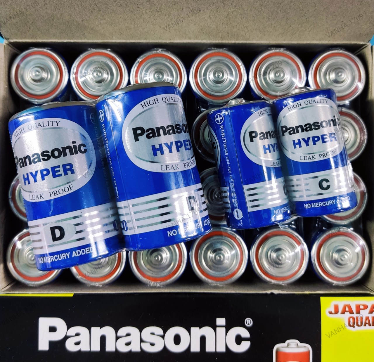 PANASONIC pin size D (cỡ đại) 1.5V