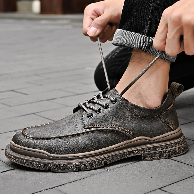 Giày Tây Da Lộn Nam Clarks_ - Durston Lace