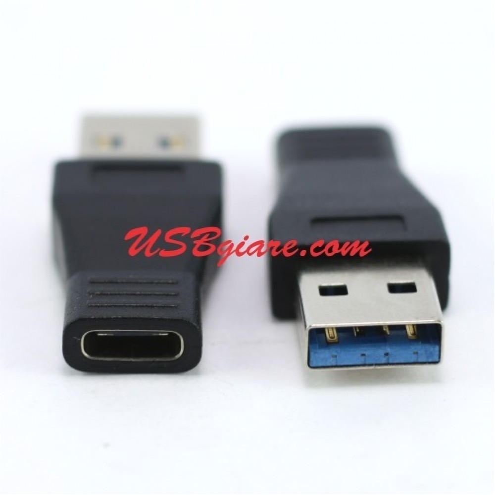 ĐẦU CHUYỂN USB TYPE C CÁI (FEMALE) SANG USB 3.0 ĐỰC (MALE)