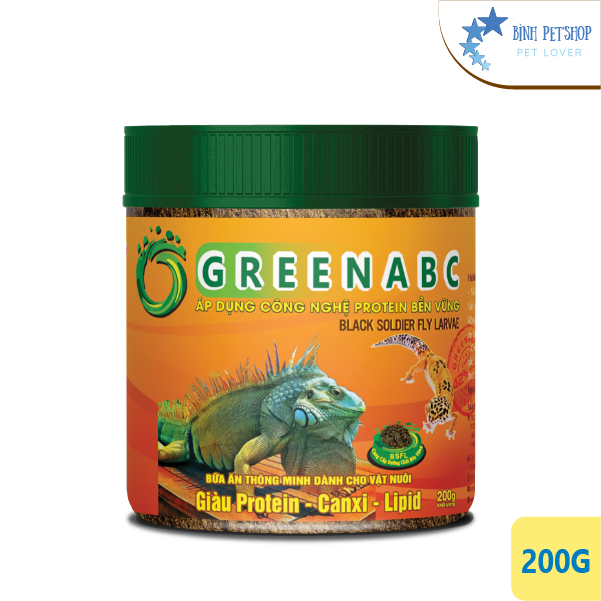 Thức ăn cho Bò Sát 200g - Bổ sung dinh dưỡng