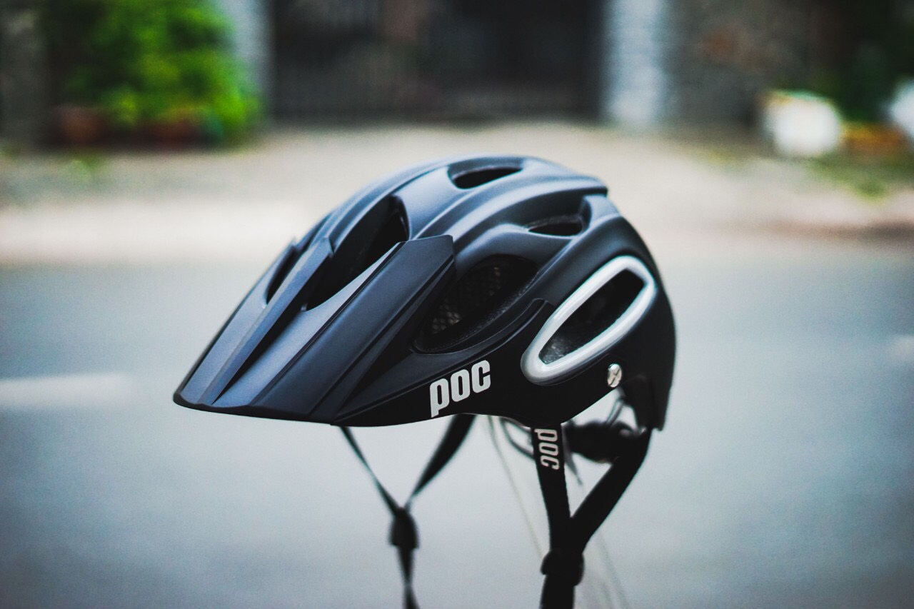 [FREESHIP] NÓN XE ĐẠP POC 07 ĐEN NHÁM
