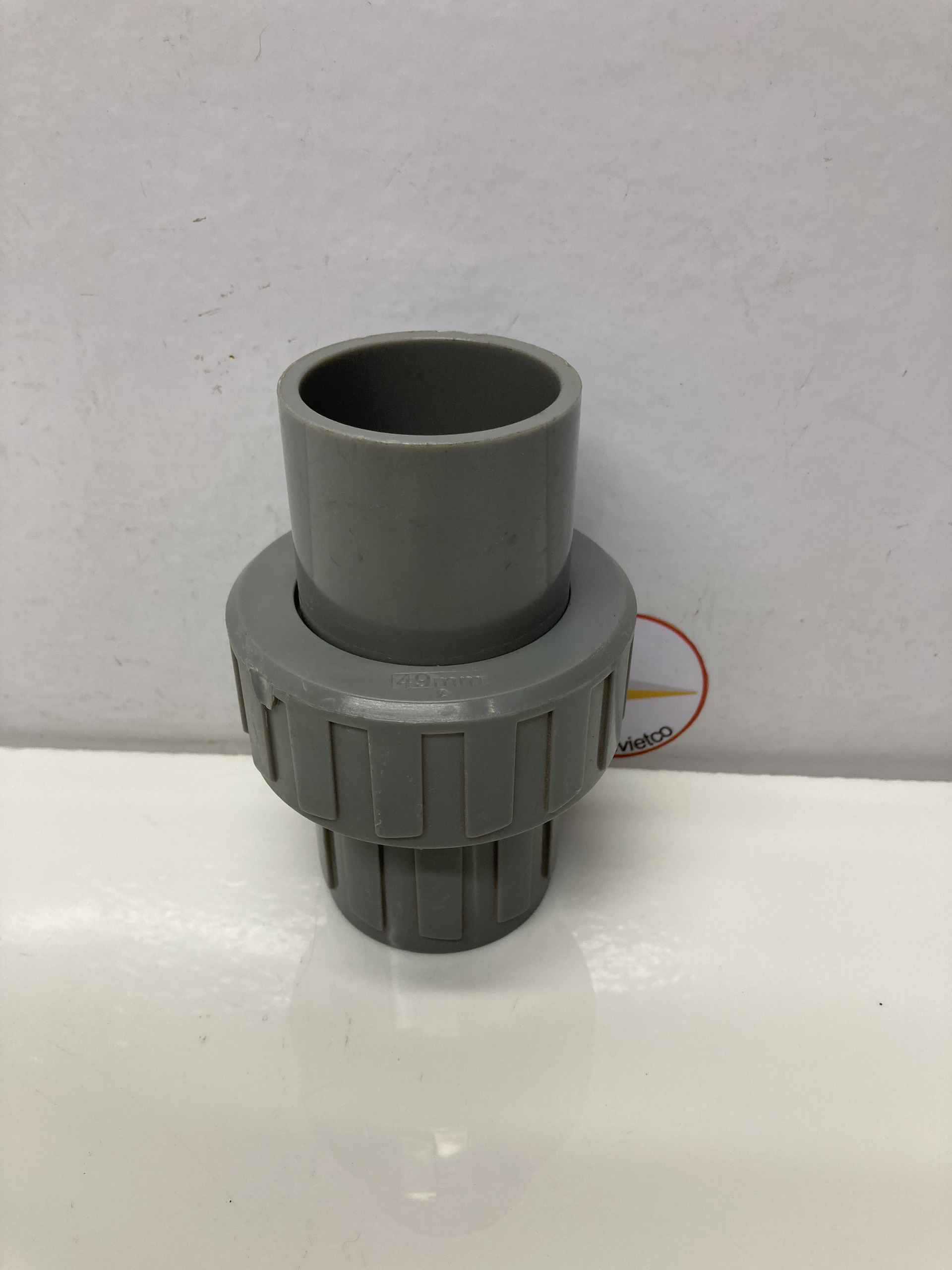 Khớp nối sống( rắc co ) PVC phi 49, phi 60 Bình Minh