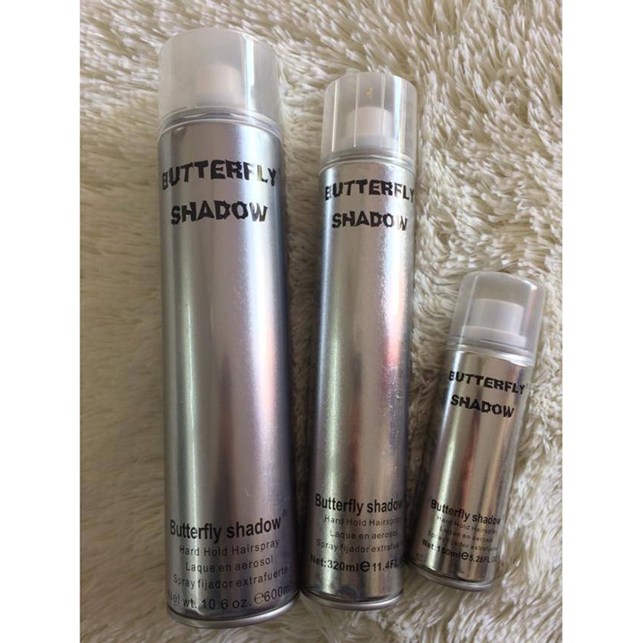 [GIẢM 5% ĐƠN 129K][HCM]Gôm Xịt Tóc Butterfly Shadow 600Ml
