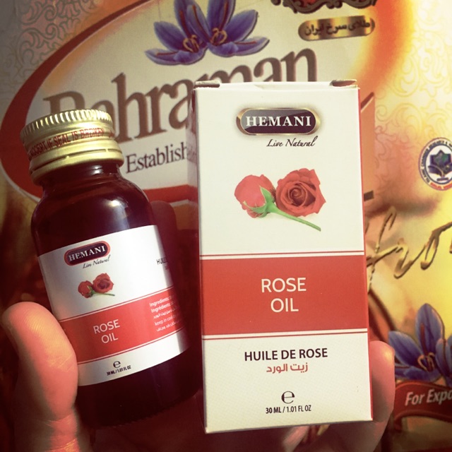 Tinh chất hoa hồng ROSE OIL HEMANI 30ml