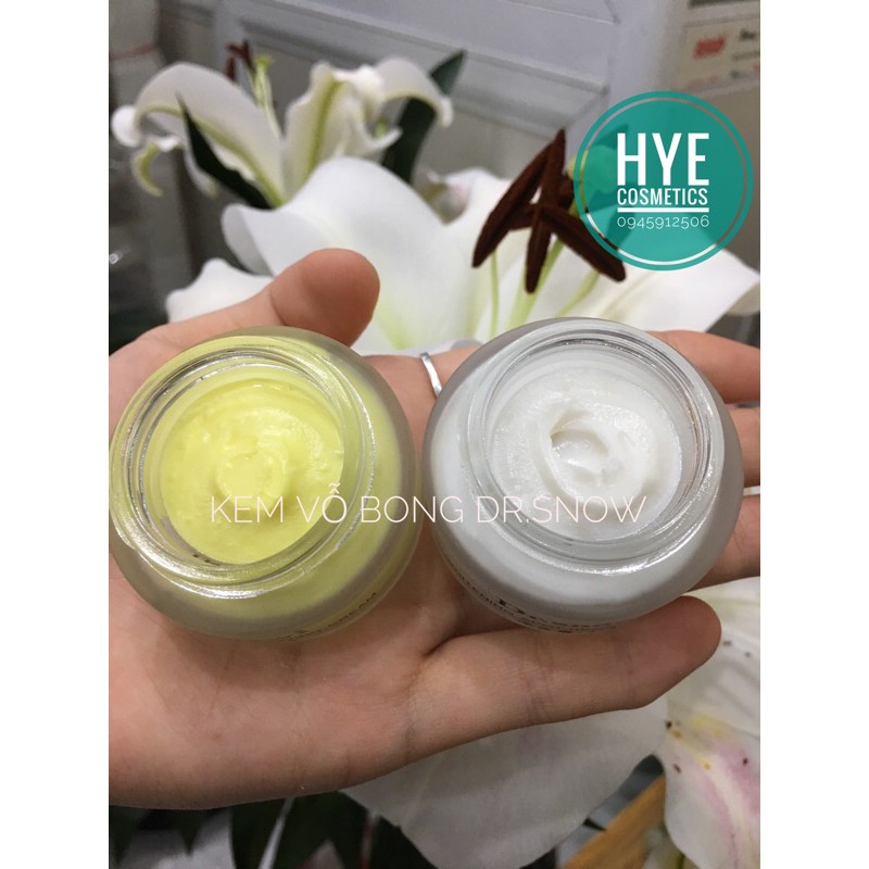 Kem vỗ bong nám Dr.snow cặp 2 lọ