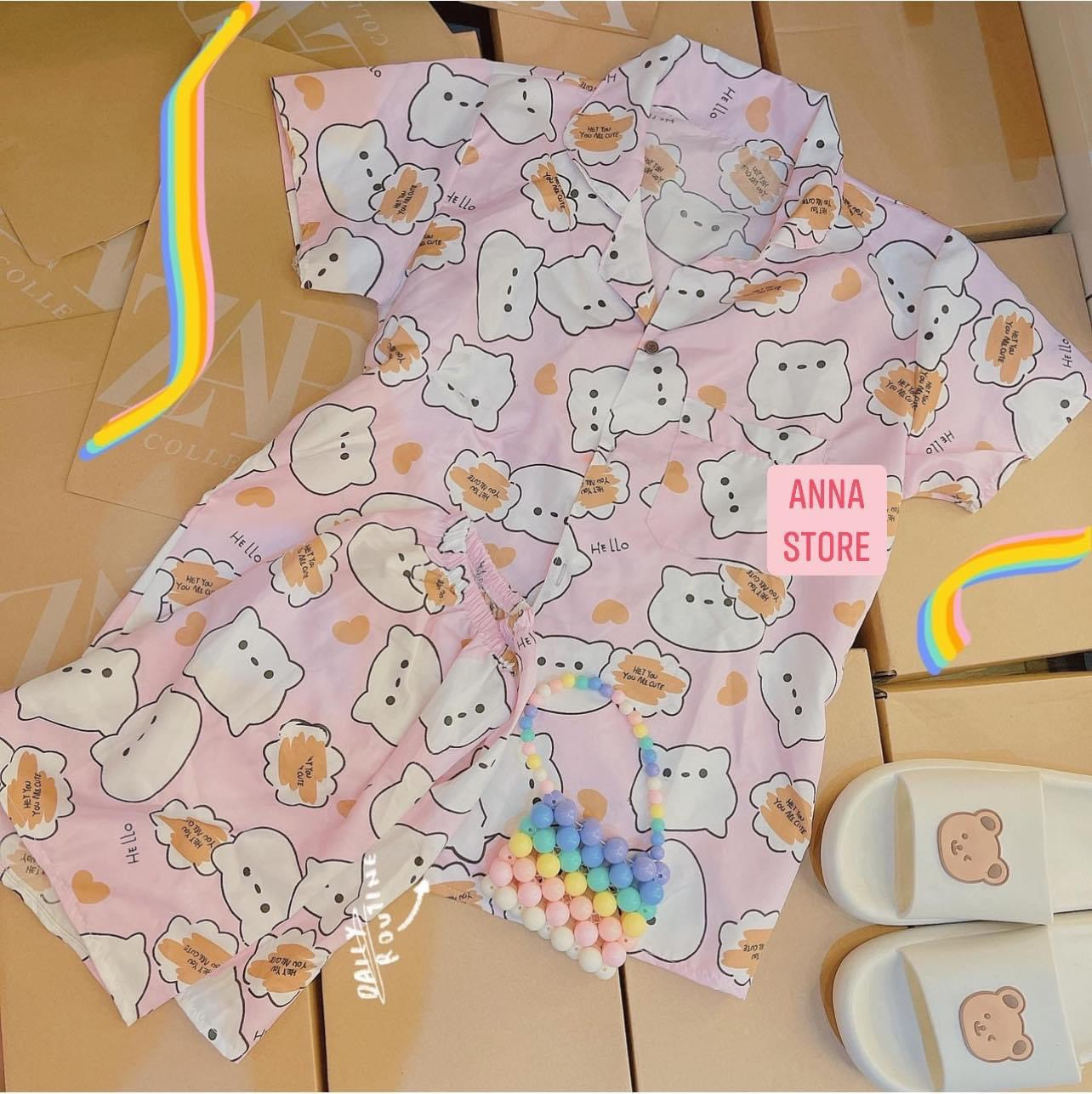 Bộ Pizama cộc đùi