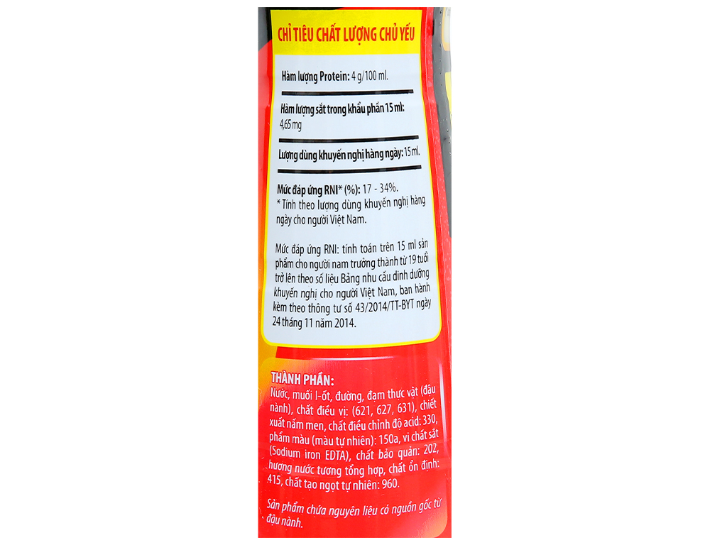 Nước tương đậm đặc Nam Dương chai 500ml (combo 3)