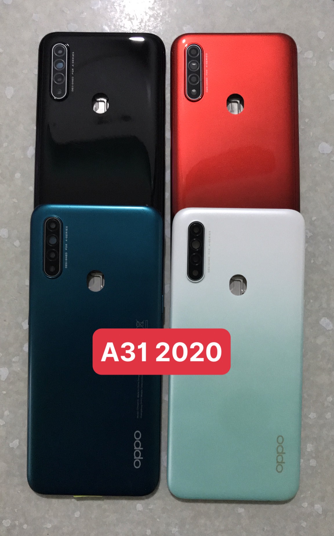 Bộ vỏ oppo A31 2020 (gồm lưng, xương, phím bấm,kính camera)