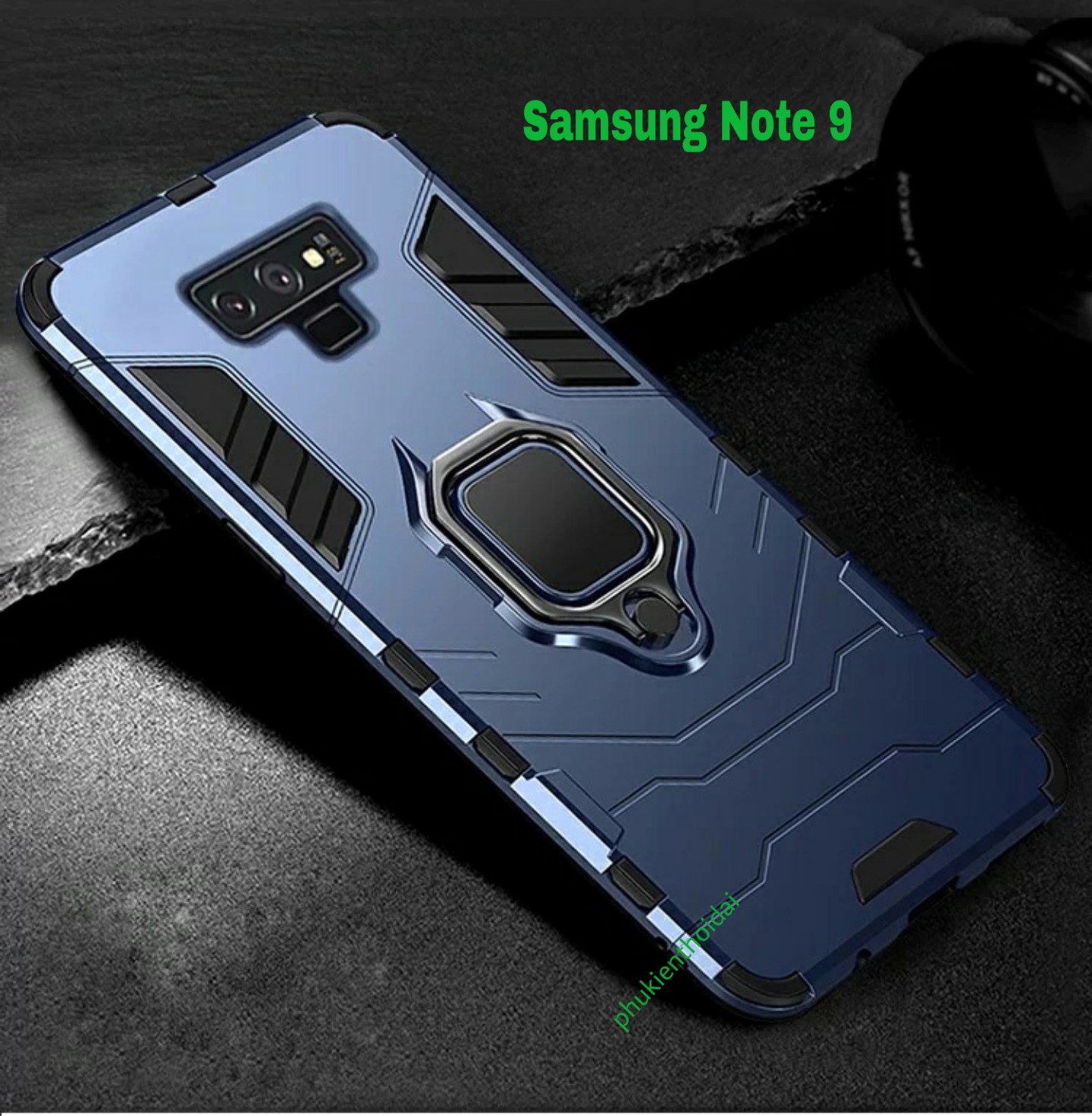 Ốp lưng Samsung Galaxy Note 9 Iron Man Iring chống sốc chống va đập trên 2 mét siêu bền