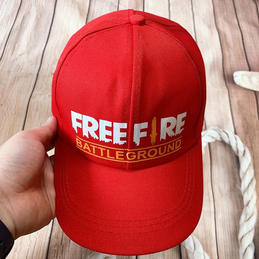 Mũ Lưỡi Trai Free Fire Logo In Nổi Cực Chất Nhiều Màu Dành Cho Cả Nam Và Nữ