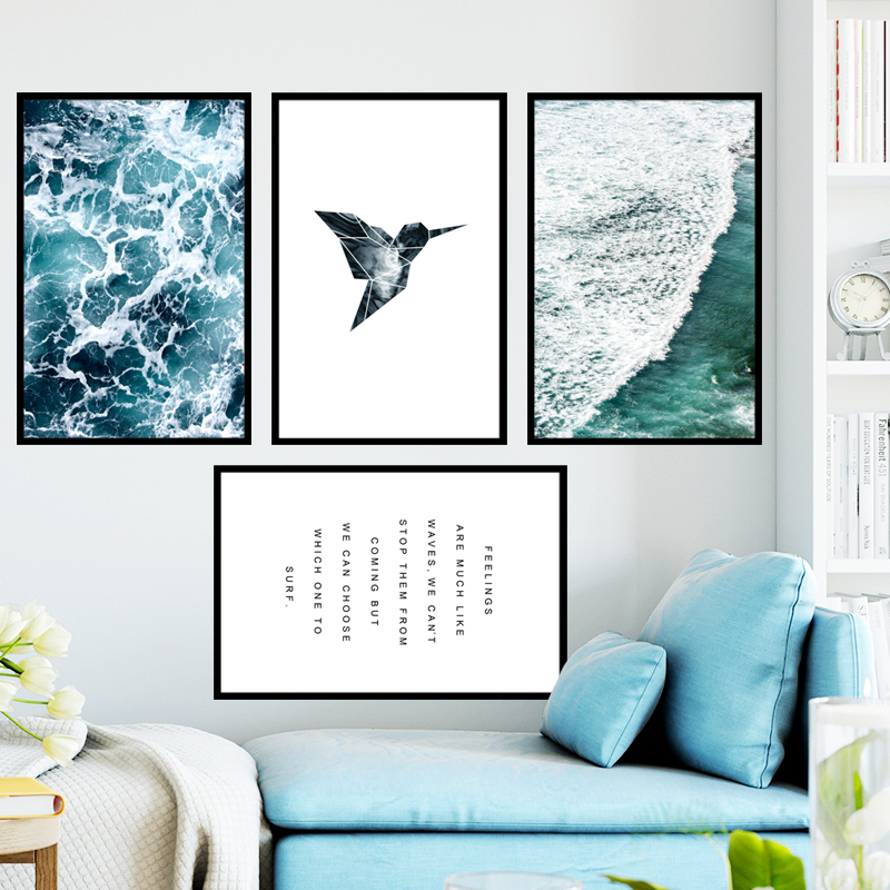 Decal Sticker Tranh dán tường mẫu hoa lá IN công nghệ chất lượng cao Zooyoo ZH43