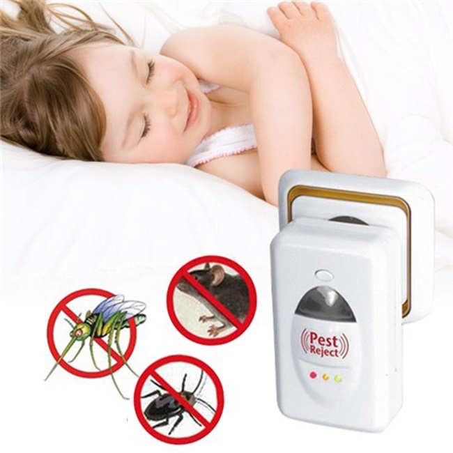 Tác Dụng Đèn Bắt Muỗi Không Hiệu Quả Bằng, Máy Đuổi Côn Trùng Pest Reject NSK2008567 Loại Tốt, ( Đuổi Chuột, Ruồi, Muỗi, Rán ), Máy Đuổi Các Loại Côn Trùng Bằng Sóng Âm Giảm Tới 50%, Hiệu Quả Tốt , An Toàn Khi Sử Dụng