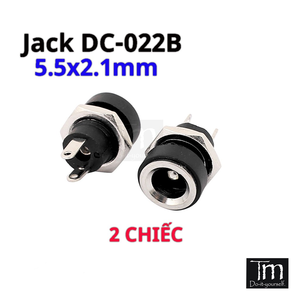 Combo 5c Jack Nguồn DC-022B 5.5*2.1mm 5521