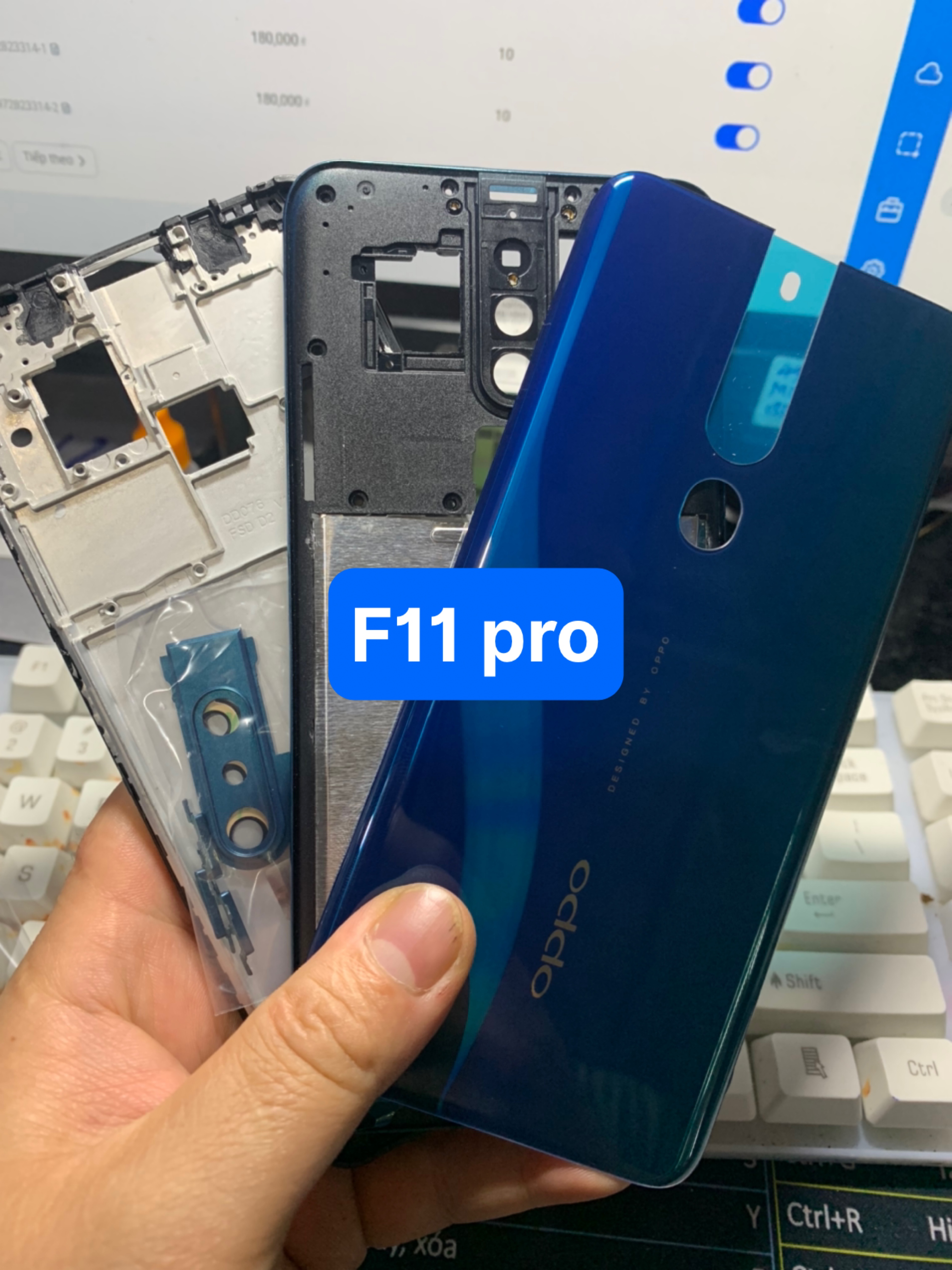 Bộ vỏ điện thoại new oppo F11 pro