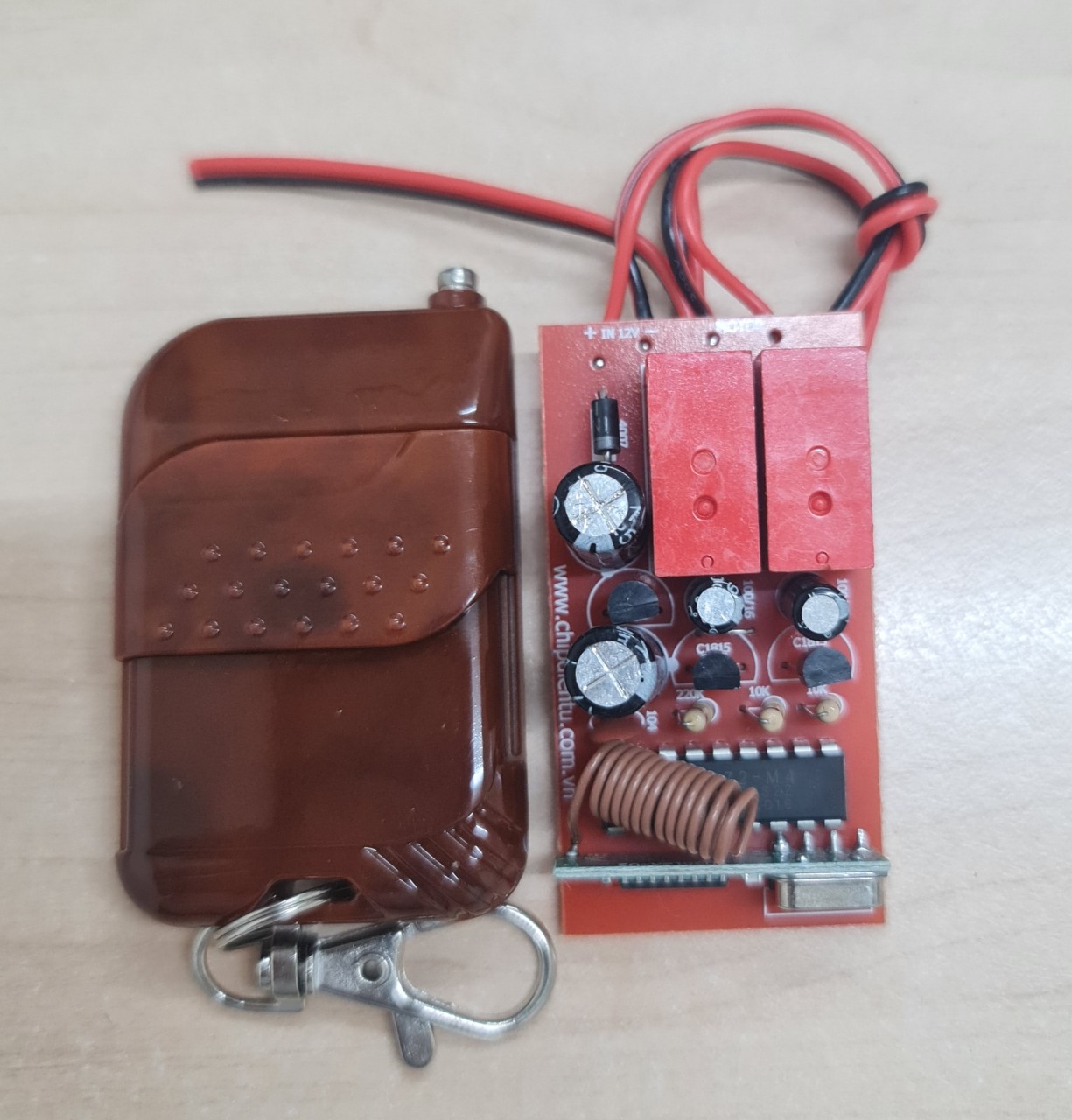 Remote điều khiển từ xa 2 nút