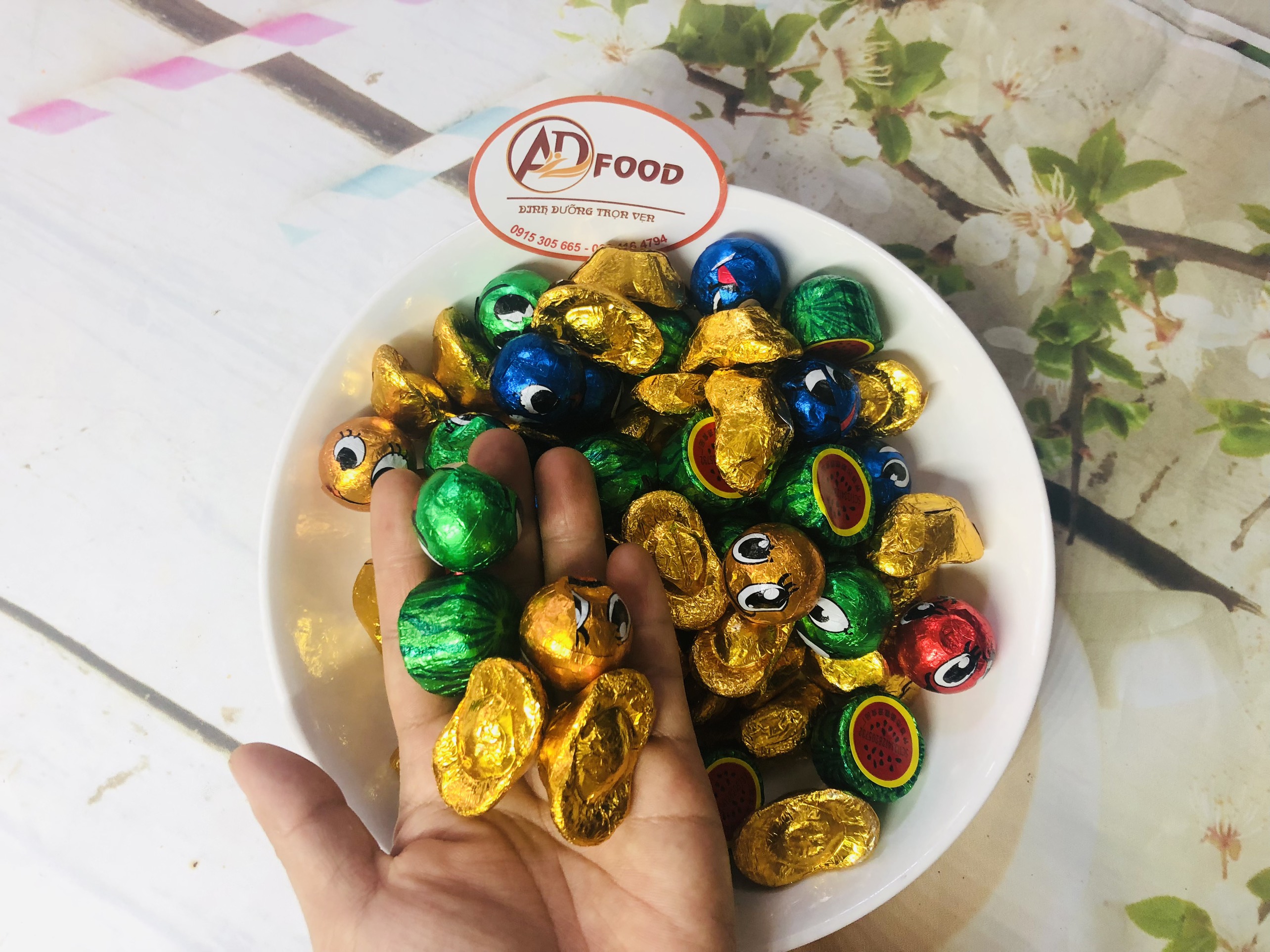 Mix 100g socola viên kẹo