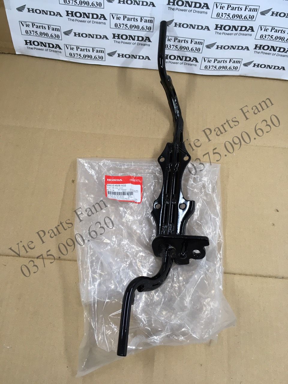 Thanh gác chân trước , gác máy Wave RS100, Wave S100, Wave A100, Wave cá 100, Chính hiệu Honda Motor VN
