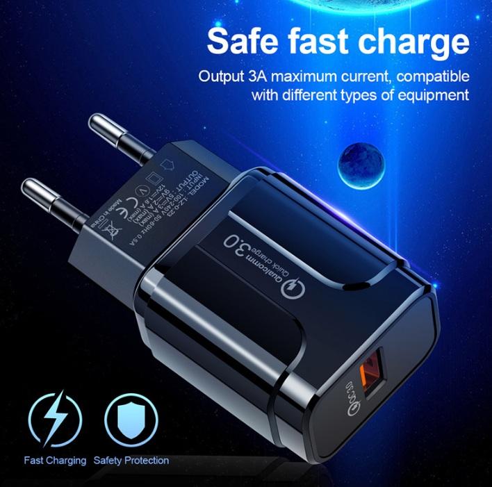 Củ Sạc Nhanh Chuẩn Qualcomm QC 3.0