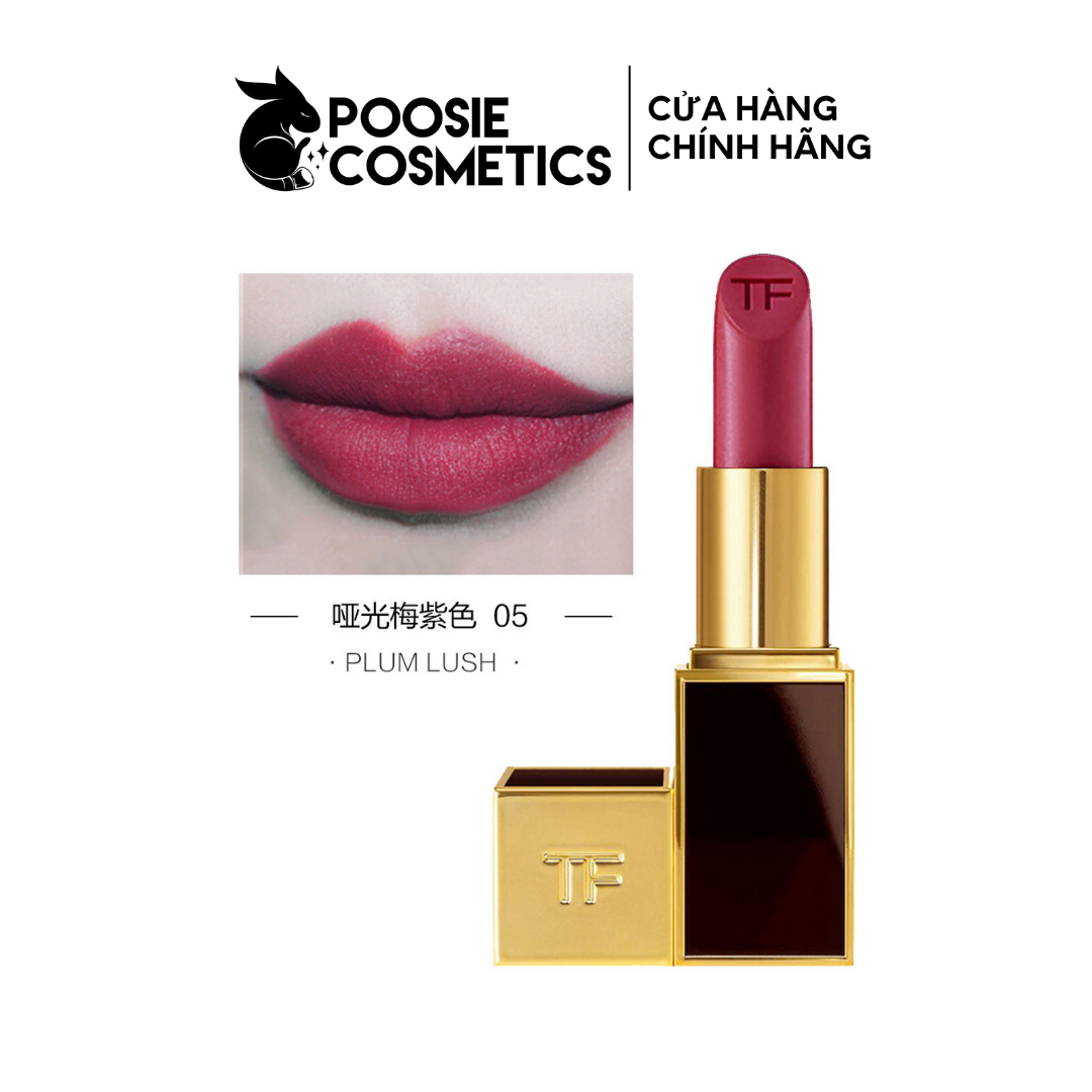 HCM]Son Tom Ford Lip Color 05 Plum Lush Hồng Tím 3g 