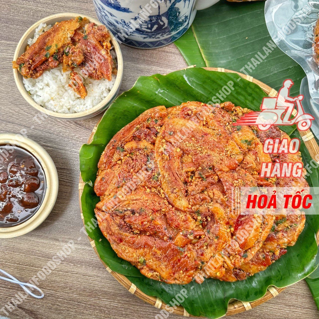 Bánh Tóp Mỡ Mắm Hành Túi 300gram