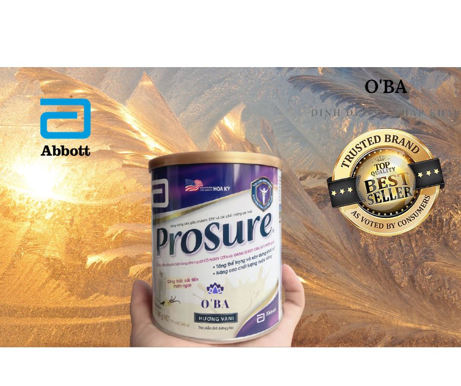 Sữa Prosure Abbott dành cho người bị ung thư 380g - Hàng chính hãng - Date