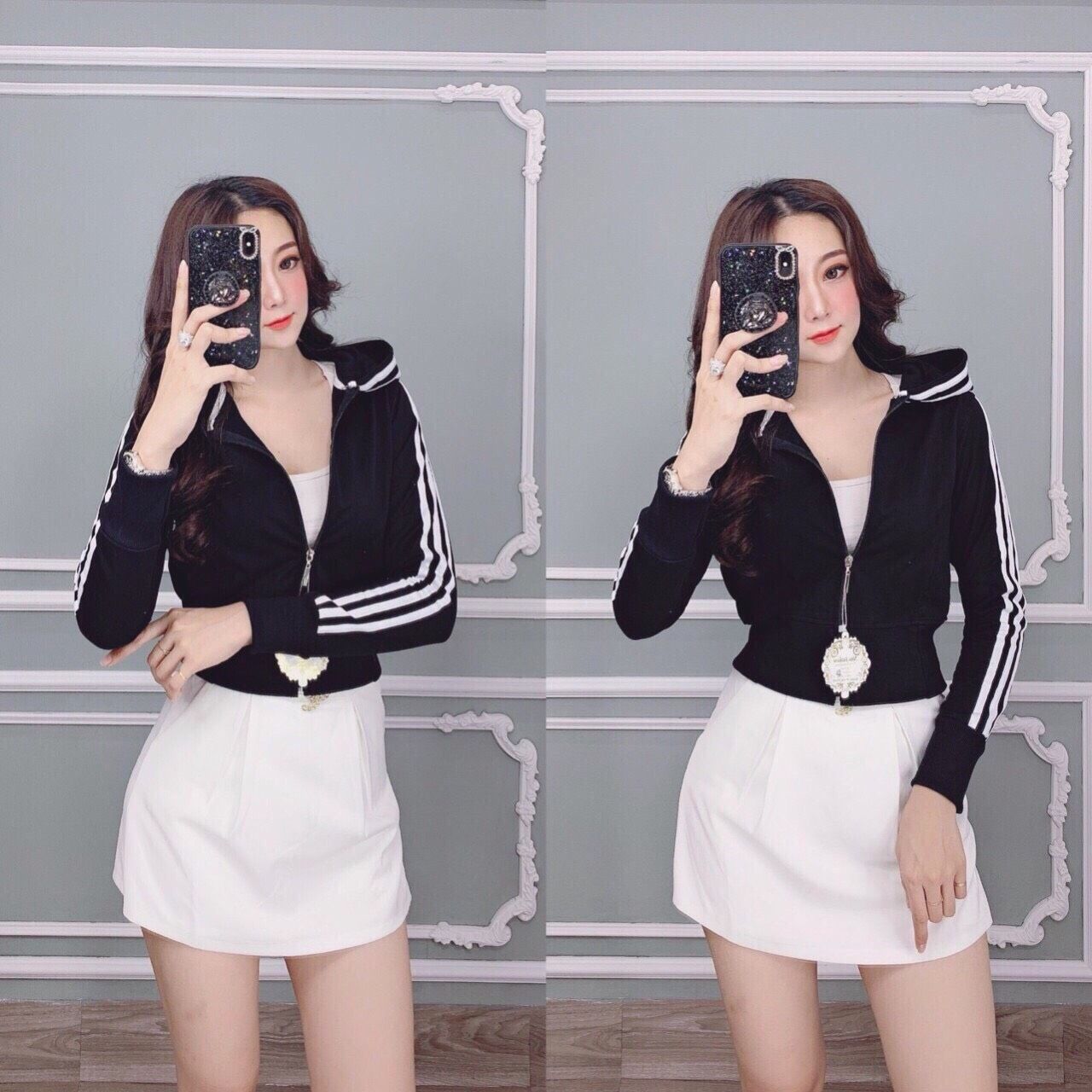 áo khoác lửng chống nắng nữ