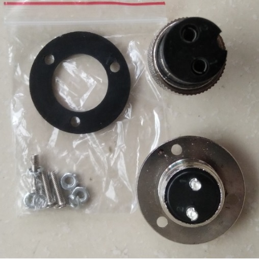 Bộ giắc cắm đực và cái M19 2 chân